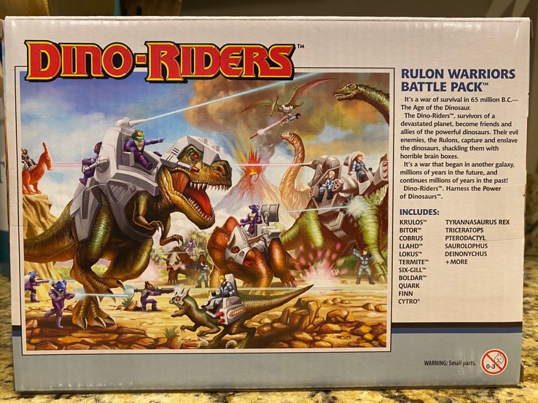 Dino Riders Rulon Warriors Battle Pack